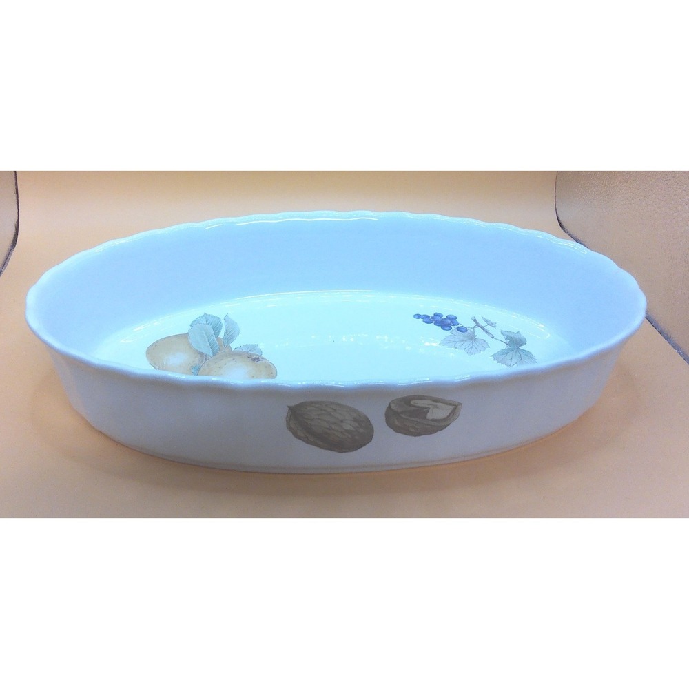MIKASA CHINA CAJOS BELLE TERRE OVAL SHAPED BAKING DISH 12 X 7 INCHES